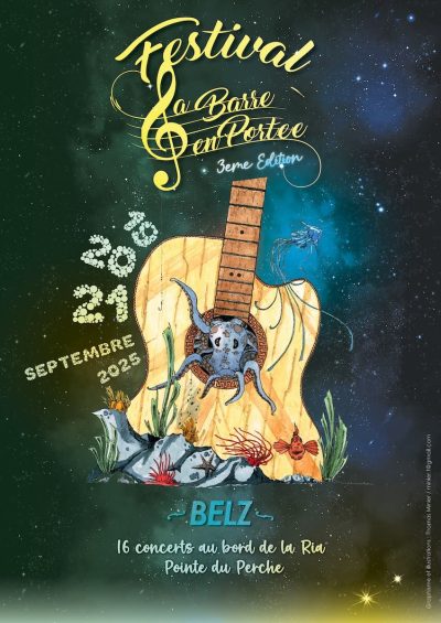 Affiche festival La barre en portées